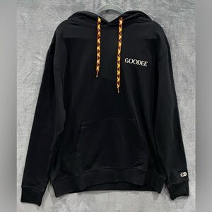 Goodee X KOTN Pullover Hoodie Black Egyptian Cotton Unisex Size Large NWT